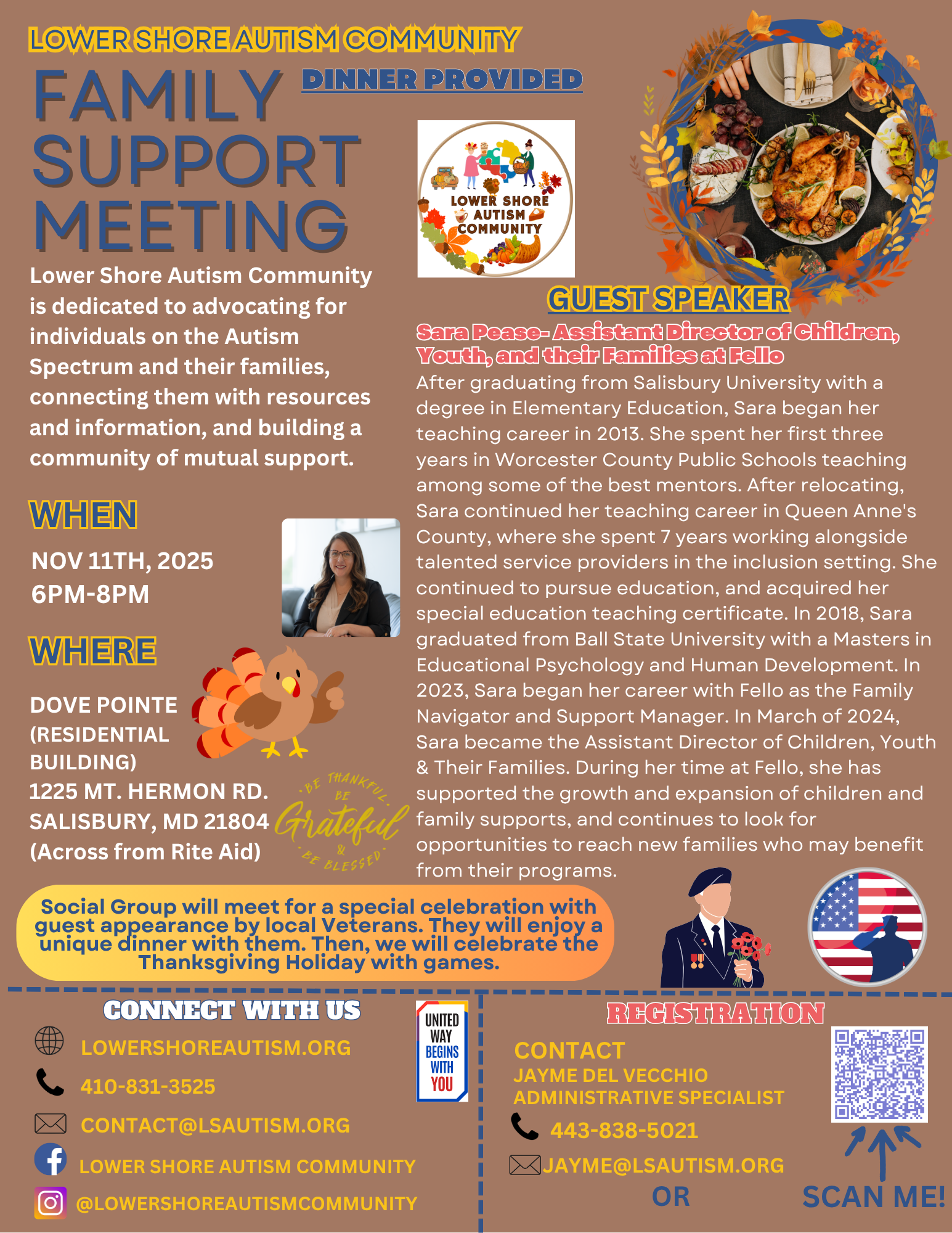 November Family Support Meeting/Social Group – Welcome to the Lower ...