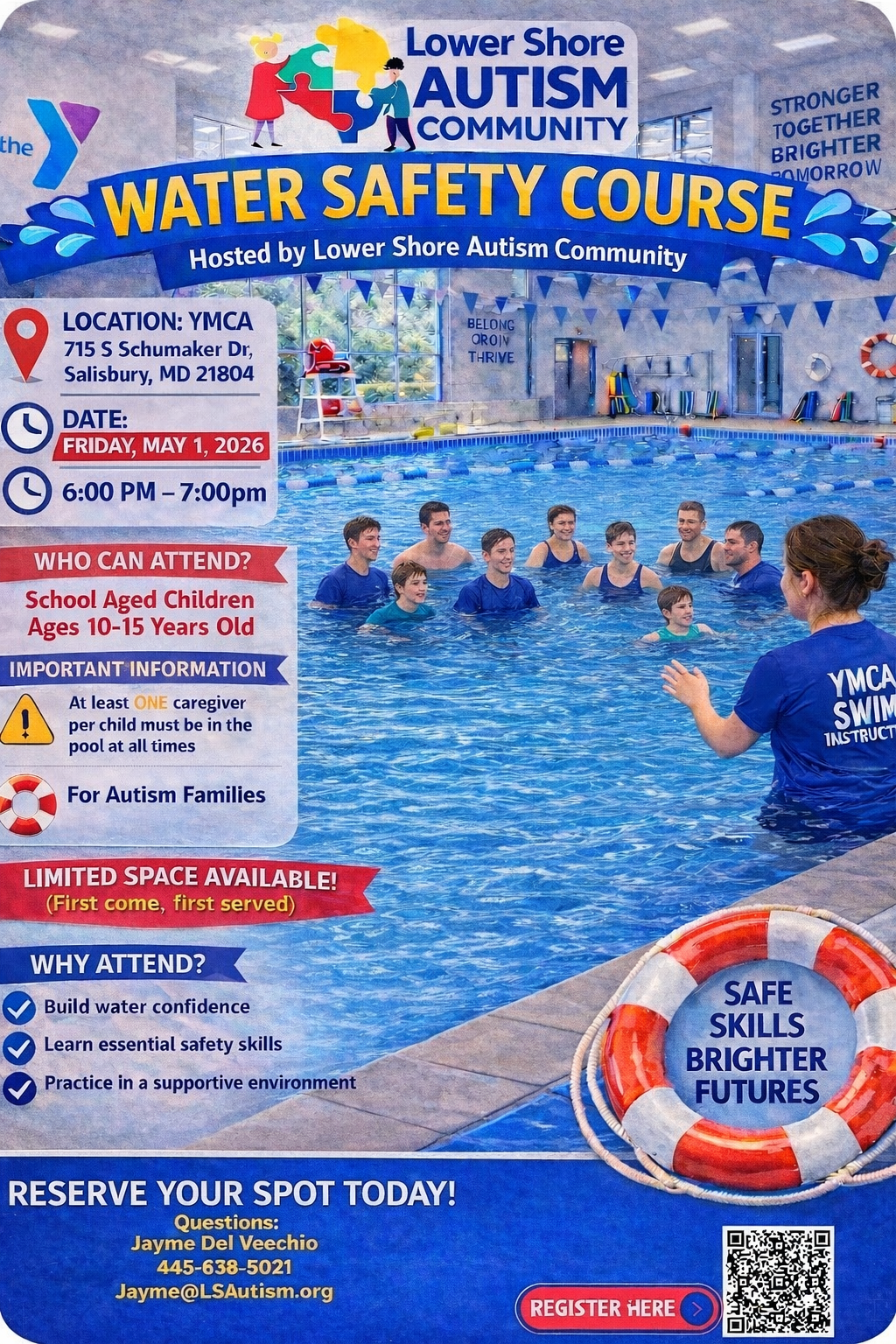 Water Safety Course-Ages 10-15 years old – Welcome to the Lower Shore ...